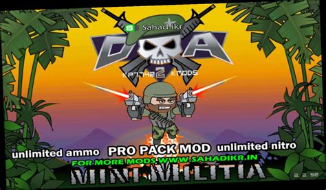 sahadikr mini militia|mini militia cheat mod.